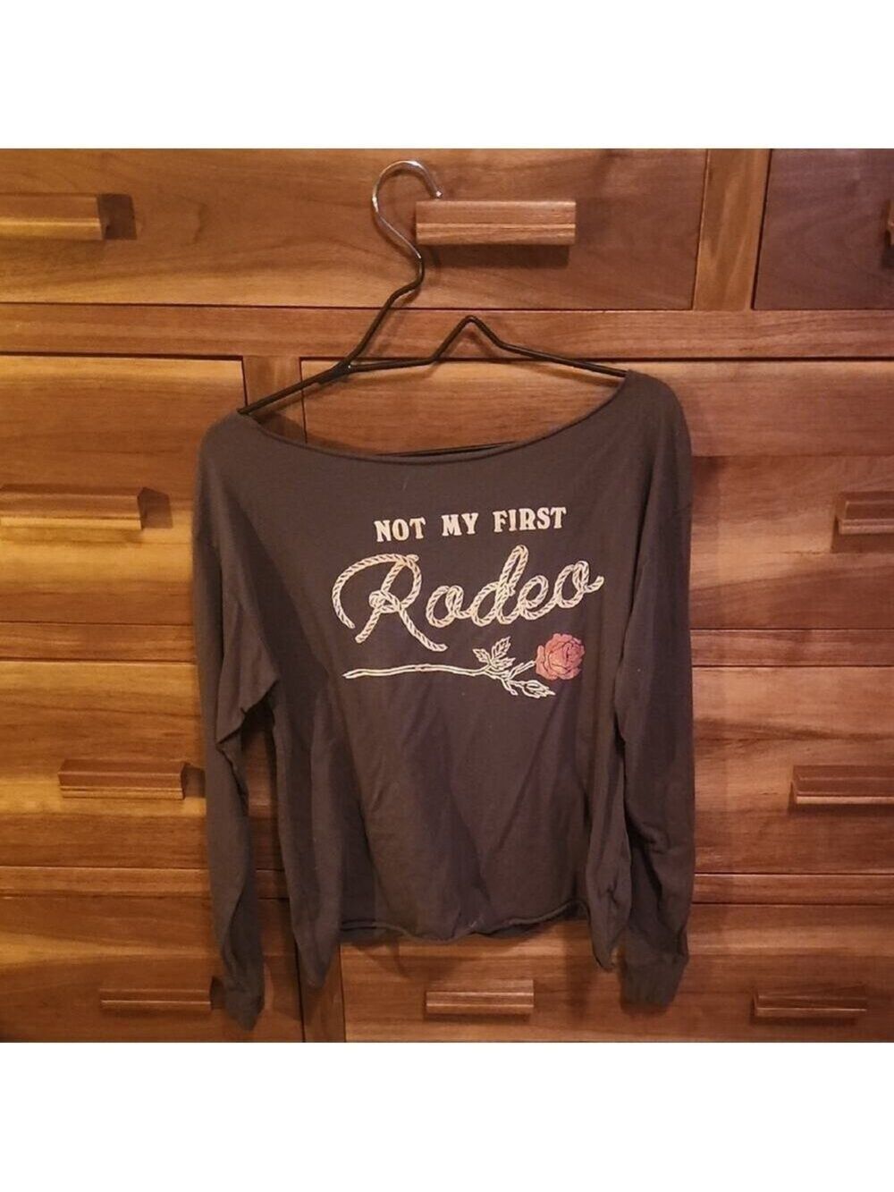 Gray Graphic Long Sleeve Sweatshirt Relaxed Fit